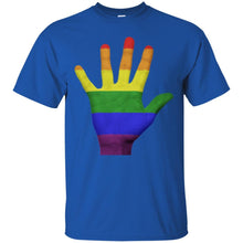Load image into Gallery viewer, Gay Pride Hand T-Shirt