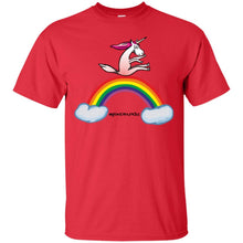 Load image into Gallery viewer, Einhorn auf Regenbogen - Unicorn on rainbow T-Shirt