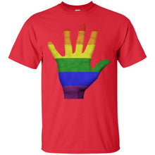 Load image into Gallery viewer, Gay Pride Hand T-Shirt