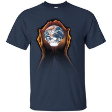 Load image into Gallery viewer, Globe in hands T-Shirt