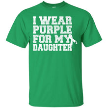 Load image into Gallery viewer, I Wear Purple For My Daughter - Alzheimer's Awareness T-Shirt