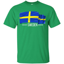 Load image into Gallery viewer, I Love Sweden, Swedish Flag Colors, Pride, Country Gift T-shirt T-Shirt