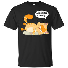 Load image into Gallery viewer, Even Cat Hates Monday T-Shirt
