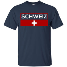 Load image into Gallery viewer, I Love Switzerland, Svizzera Swiss Flag SCHWEIZ Suisse T-shirt T-Shirt