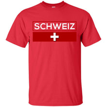 Load image into Gallery viewer, I Love Switzerland, Svizzera Swiss Flag SCHWEIZ Suisse T-shirt T-Shirt