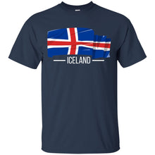 Load image into Gallery viewer, Iceland Pride Patriotic Vintage  Flag T-shirt T-Shirt