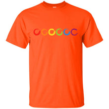 Load image into Gallery viewer, gemalte Kreise aus farbigen Pinselstrichen T-Shirt
