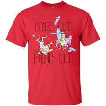 Load image into Gallery viewer, Bones Out, Phones Out T-Shirt