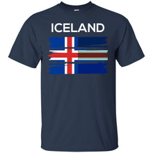 Load image into Gallery viewer, Iceland Pride Patriotic Vintage  Flag T-shirt T-Shirt