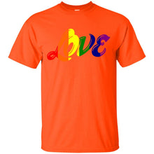 Load image into Gallery viewer, love- gay pride T-Shirt