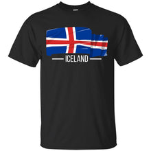 Load image into Gallery viewer, Iceland Pride Patriotic Vintage  Flag T-shirt T-Shirt