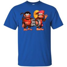 Load image into Gallery viewer, Diddy kong and Trixe Kong chares snes controller T-Shirt
