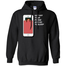 Load image into Gallery viewer, get off your phone and go to sleep T-Shirt