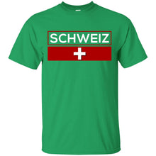 Load image into Gallery viewer, I Love Switzerland, Svizzera Swiss Flag SCHWEIZ Suisse T-shirt T-Shirt