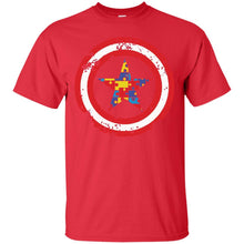 Load image into Gallery viewer, Captain America Autism Awareness T-Shirt