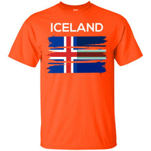 Load image into Gallery viewer, Iceland Pride Patriotic Vintage  Flag T-shirt T-Shirt