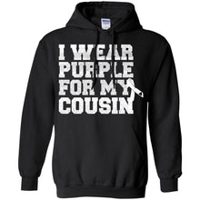 Load image into Gallery viewer, I Wear Purple For My Cousin - Alzheimer's Awareness T-Shirt