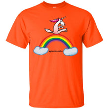 Load image into Gallery viewer, Einhorn auf Regenbogen - Unicorn on rainbow T-Shirt