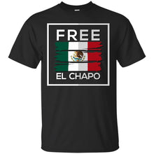 Load image into Gallery viewer, Free El Chapo Mexican,Mexico Flag Drug Lord March T-shirt T-Shirt
