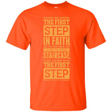 Load image into Gallery viewer, Lab No. 4 Take The First Step Martin Luther King Jr. Motivational Quote T-Shirt