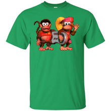 Load image into Gallery viewer, Diddy kong and Trixe Kong chares snes controller T-Shirt