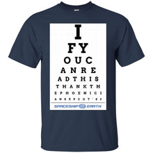 Load image into Gallery viewer, Epcot Eye Chart T-Shirt