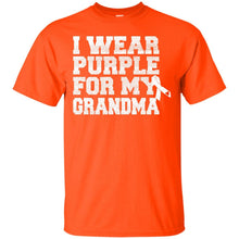 Load image into Gallery viewer, I Wear Purple For My Grandma - Alzheimer's Awareness T-Shirt