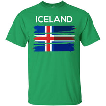 Load image into Gallery viewer, Iceland Pride Patriotic Vintage  Flag T-shirt T-Shirt