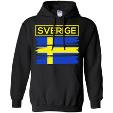 Load image into Gallery viewer, I Love Sweden, Swedish Flag Colors, Sverige Country Gift T-shirt T-Shirt