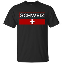 Load image into Gallery viewer, I Love Switzerland, Svizzera Swiss Flag SCHWEIZ Suisse T-shirt T-Shirt