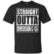 Load image into Gallery viewer, Rick and Morty - Straight Outta Dimension C-137 distressed T-Shirt