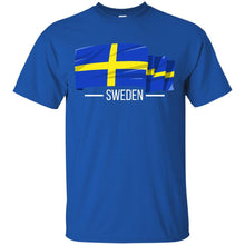 Load image into Gallery viewer, I Love Sweden, Swedish Flag Colors, Pride, Country Gift T-shirt T-Shirt