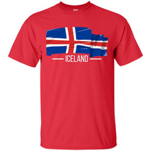 Load image into Gallery viewer, Iceland Pride Patriotic Vintage  Flag T-shirt T-Shirt