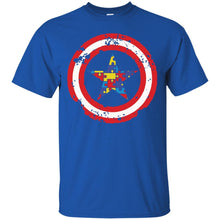 Load image into Gallery viewer, Captain America Autism Awareness T-Shirt
