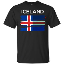 Load image into Gallery viewer, Iceland Pride Patriotic Vintage  Flag T-shirt T-Shirt