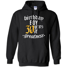 Load image into Gallery viewer, 30th Birthday,30 Years Of Greatness,Thirty B-day Boy T-shirt T-Shirt