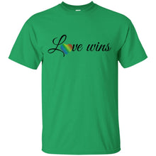 Load image into Gallery viewer, Love Wins Black T-Shirt
