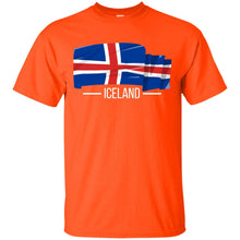 Load image into Gallery viewer, Iceland Pride Patriotic Vintage  Flag T-shirt T-Shirt