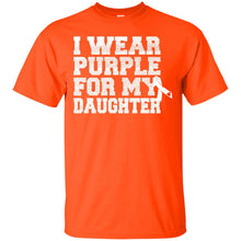 Load image into Gallery viewer, I Wear Purple For My Daughter - Alzheimer's Awareness T-Shirt