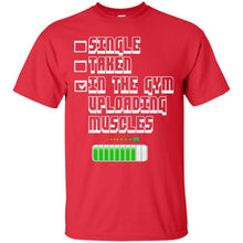 Load image into Gallery viewer, In the Gym Uploading Muscles T-Shirt