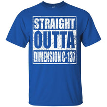 Load image into Gallery viewer, Rick and Morty - Straight Outta Dimension C-137 distressed T-Shirt