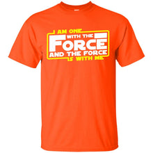 Load image into Gallery viewer, I am one with the force the force is with me T-Shirt
