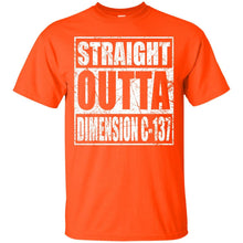 Load image into Gallery viewer, Rick and Morty - Straight Outta Dimension C-137 distressed T-Shirt