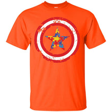 Load image into Gallery viewer, Captain America Autism Awareness T-Shirt