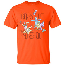 Load image into Gallery viewer, Bones Out, Phones Out T-Shirt