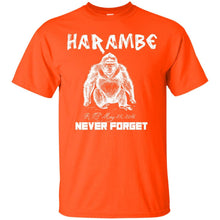 Load image into Gallery viewer, Harambe-Never Forget T-Shirt