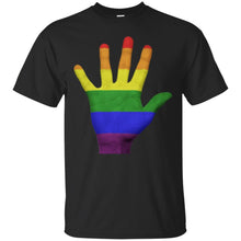 Load image into Gallery viewer, Gay Pride Hand T-Shirt