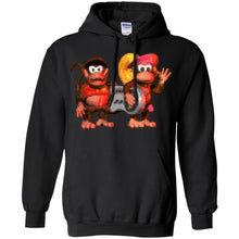 Load image into Gallery viewer, Diddy kong and Trixe Kong chares snes controller T-Shirt