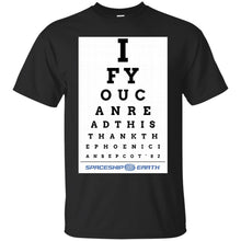 Load image into Gallery viewer, Epcot Eye Chart T-Shirt