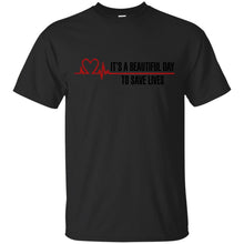 Load image into Gallery viewer, Grey's Anatomy - "It's a beautiful day to save lives!" T-Shirt